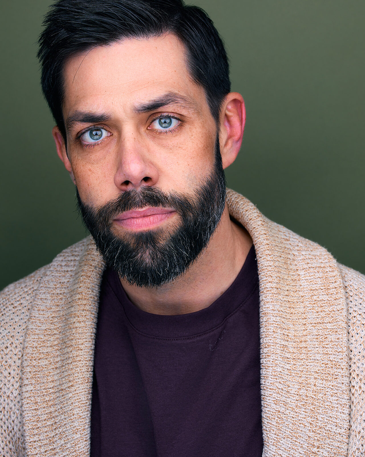 Matt Bowdren headshot, stubble